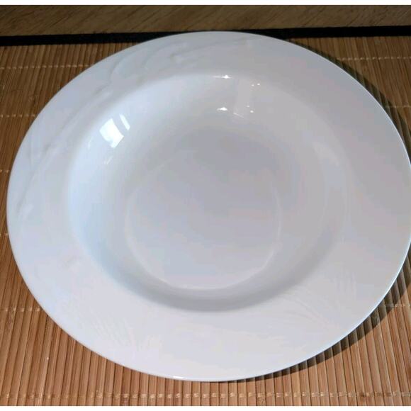Set of 6 Mikasa Studio Nova BAMBOO WHITE M2050 Rim Salad Soup Bowls Fine China - Picture 3 of 5